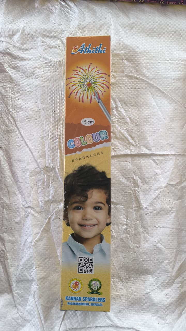 15 CM GLITTERING SPARKLERS (COLOUR)