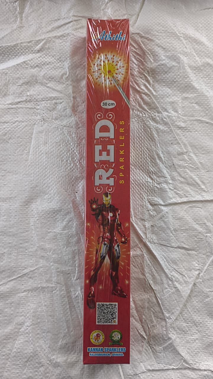 30 CM RED SPARKLERS